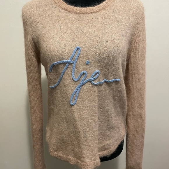 Aje Sweaters - Aje Braided Logo Jumper